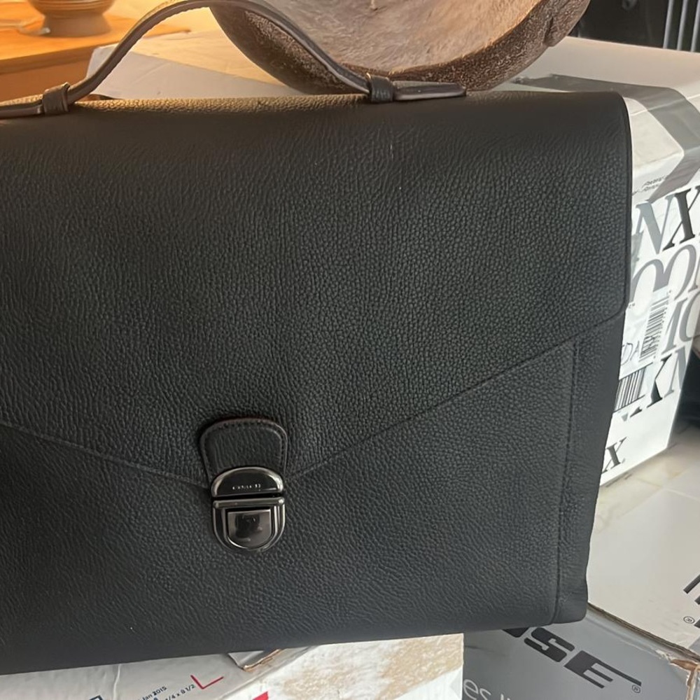 Coach briefcase in black